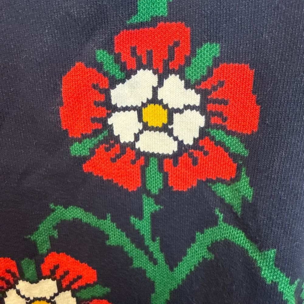 Women's Rowing Blazers x Target Long Sleeve Tee 4X Navy Red Floral - Picture 5 of 8